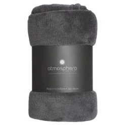 Atmosphera Plaid - Donkergrijs - Polyester - 125 X 150 Cm 5 Atmosphera Plaid - Donkergrijs - Polyester - 125 X 150 Cm -Bedbekleding schommelt. 00533fcf42e04338b5a4d2fe9a952a77