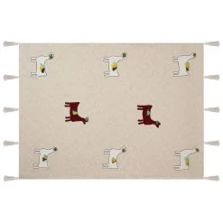 Beliani Plaid DEOGHAR - Beige Katoen 7 Beliani Plaid DEOGHAR - Beige Katoen -Bedbekleding schommelt. 0ec8f446f25a4288be67c6dd752d4ed3