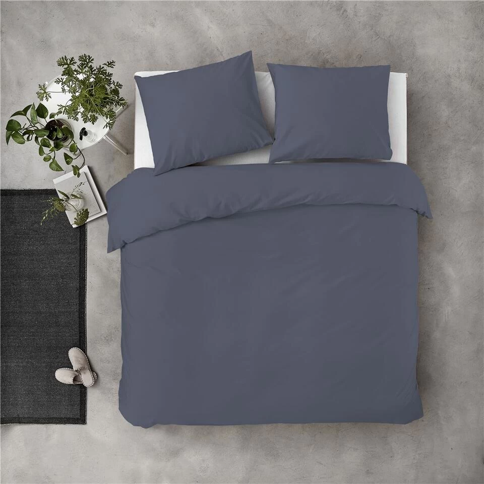 Byrklund - Dekbedovertrek Sleep Softly - 200x220 Cm - Donker Blauw 3 Byrklund - Dekbedovertrek Sleep Softly - 200x220 Cm - Donker Blauw - Afbeelding 3