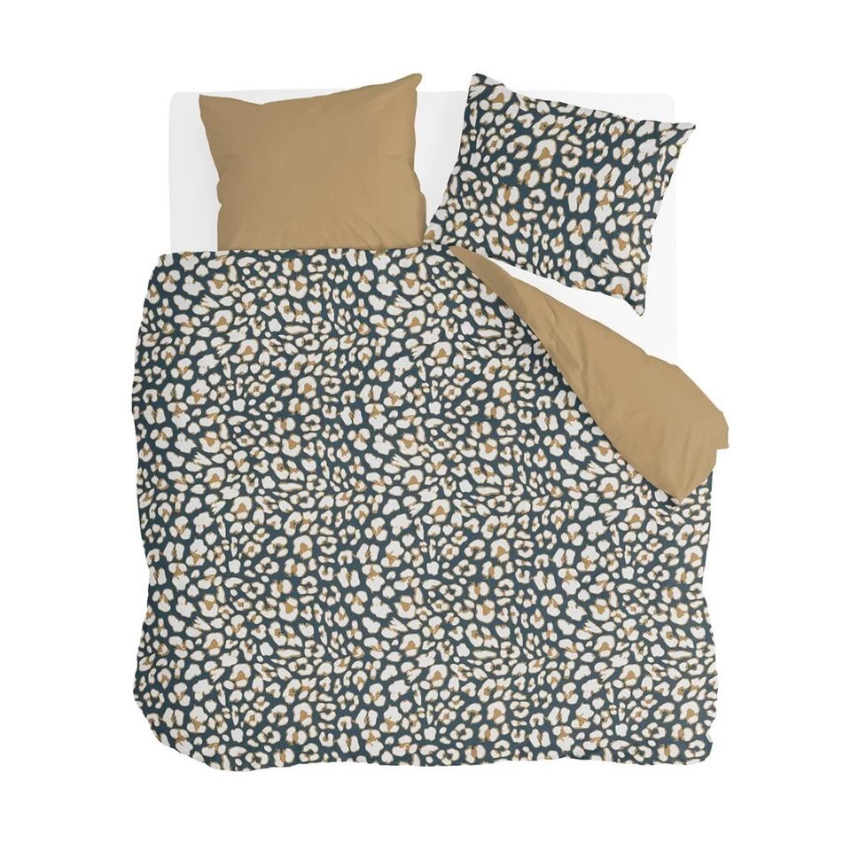 Byrklund - Dekbedovertrek Lazy Leopard - 200x220 Cm - Okergeel 1 Byrklund - Dekbedovertrek Lazy Leopard - 200x220 Cm - Okergeel