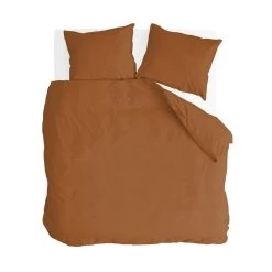 Byrklund - Dekbedovertrek Sleep Softly - 200x220 Cm - Cognac