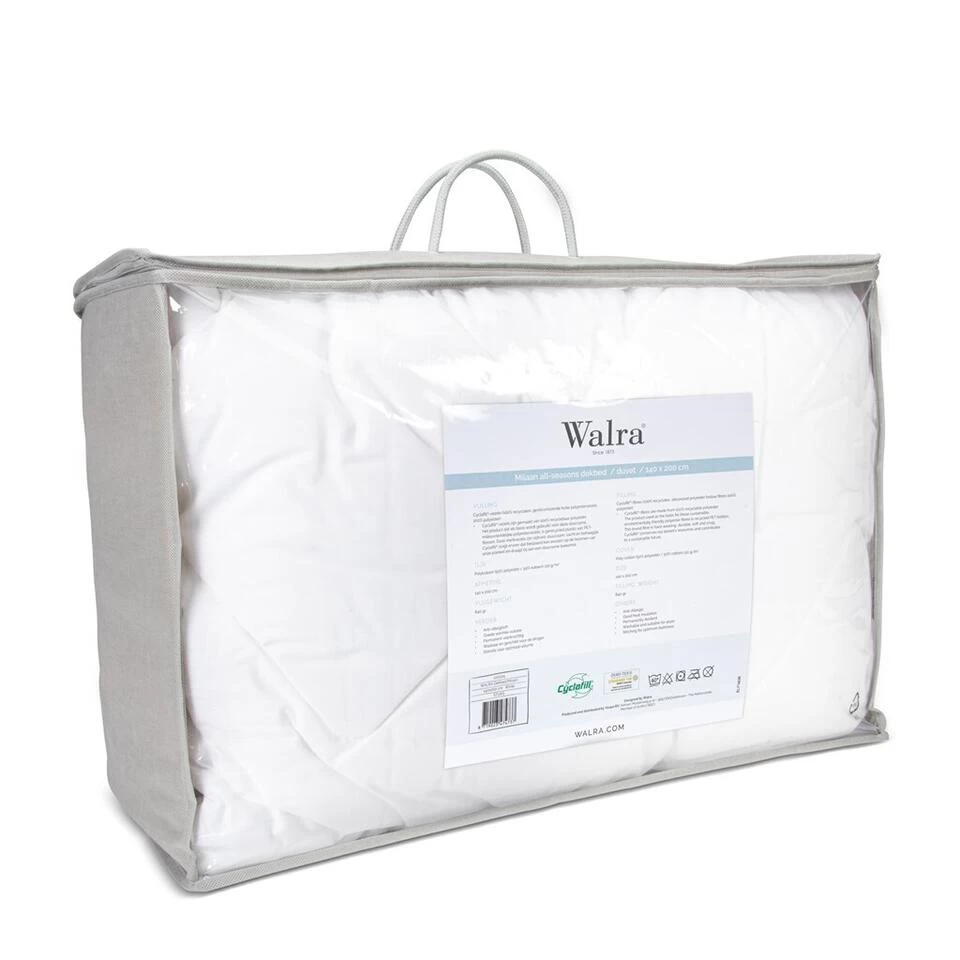 Walra - Dekbed All Season Milaan - 140x220 Cm - Anti Allergisch 3 Walra - Dekbed All Season Milaan - 140x220 Cm - Anti Allergisch - Afbeelding 3
