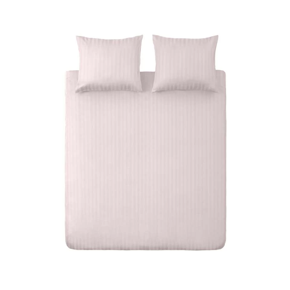 Ten Cate 100% Katoensatijnen Lits Jumeaux Dekbedovertrek - 240x200/220 - Roze 2 Ten Cate 100% Katoensatijnen Lits Jumeaux Dekbedovertrek - 240x200/220 - Roze - Afbeelding 2