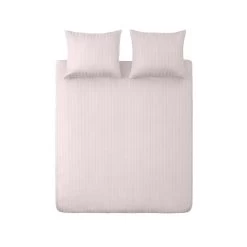 Ten Cate 100% Katoensatijnen Lits Jumeaux Dekbedovertrek - 240x200/220 - Roze