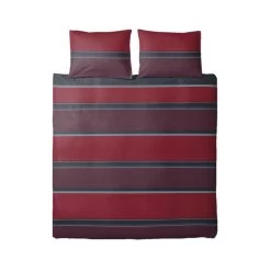 Ten Cate Katoenen Lits Jumeaux Dekbedovertrek - 240x200/220 - Thor Rood
