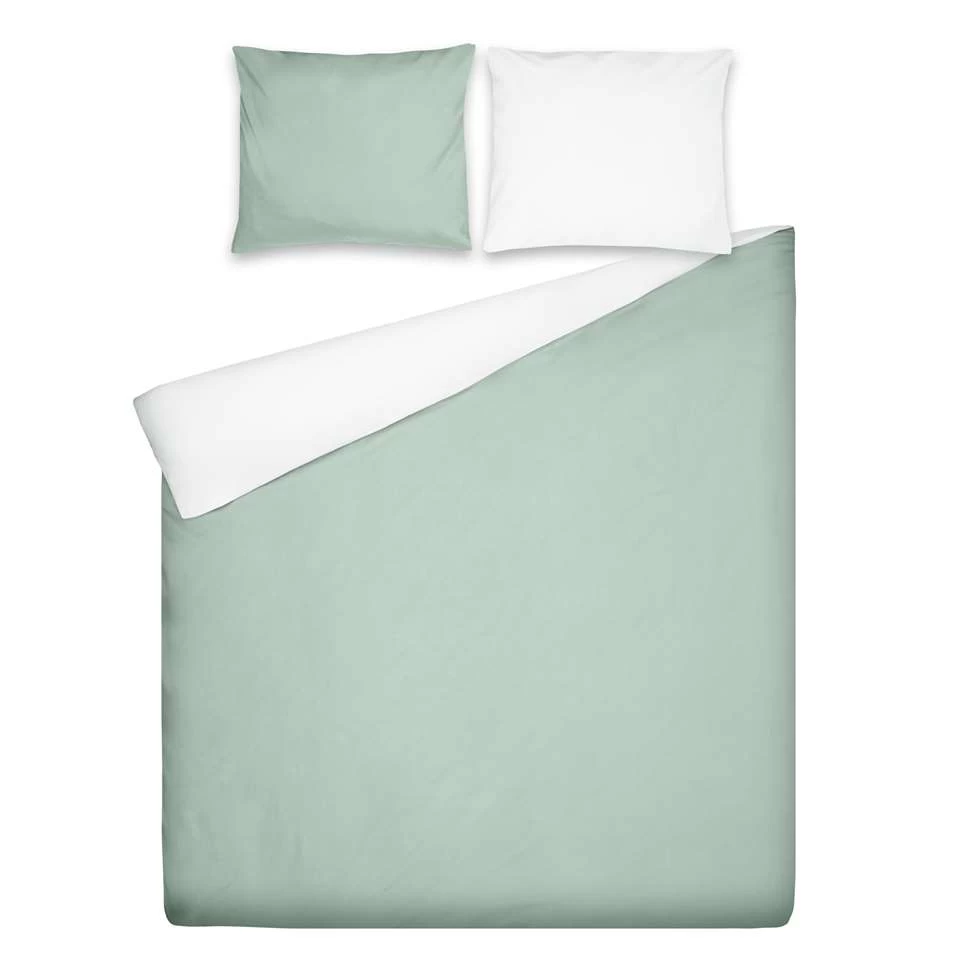 Ten Cate Katoenen Double Face Tweepersoons Dekbedovertrek - 200x200/220 - Malaga 2 Ten Cate Katoenen Double Face Tweepersoons Dekbedovertrek - 200x200/220 - Malaga - Afbeelding 2