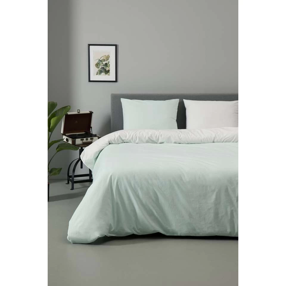 Ten Cate Katoenen Double Face Tweepersoons Dekbedovertrek - 200x200/220 - Malaga 3 Ten Cate Katoenen Double Face Tweepersoons Dekbedovertrek - 200x200/220 - Malaga - Afbeelding 3