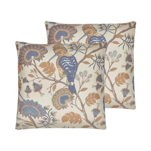 Beliani Sierkussen SPIRAEA - Multicolor Polyester, Katoen -Bedbekleding schommelt. 1000024452