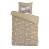 Kidzroom Cat Dekbedovertrek - 140x200 - Beige