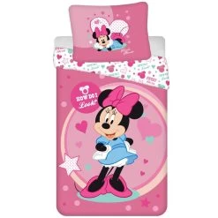 Disney Minnie Mouse Dekbedovertrek Looks - 140 X 200 Cm - Polyester