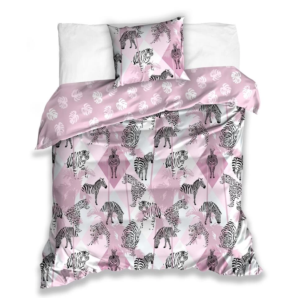 Animal Pictures Dekbedovertrek Safari - Eenpersoons - 140 X 200 Cm - Katoen 1 Animal Pictures Dekbedovertrek Safari - Eenpersoons - 140 X 200 Cm - Katoen