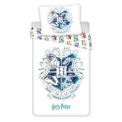 Harry Potter Dekbedovertrek - Eenpersoons - 140 X 200 Cm - Katoen