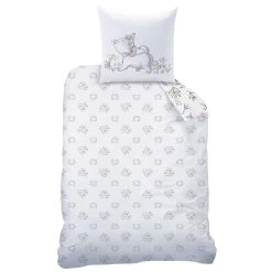 Disney Aristocats Dekbedovertrek, Champetre - 140 X 200 Cm + 63 X 63 Cm - Katoen -Bedbekleding schommelt. 1000025623 0103