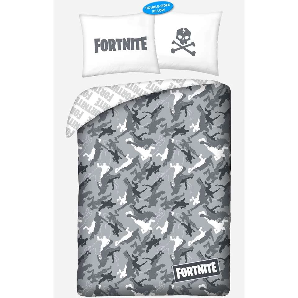 Fortnite Dekbedovertrek Dance Camo - Eenpersoons - 140 X 200 Cm - Katoen 1 Fortnite Dekbedovertrek Dance Camo - Eenpersoons - 140 X 200 Cm - Katoen