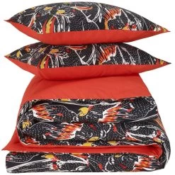 De Witte Lietaer Dekbedovertrek Perrot - Hotelmaat - 260 X 240 Cm - Katoen -Bedbekleding schommelt. 1000028626 0102