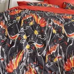 De Witte Lietaer Dekbedovertrek Perrot - Hotelmaat - 260 X 240 Cm - Katoen -Bedbekleding schommelt. 1000028626 0103