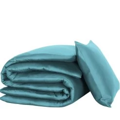 De Witte Lietaer Dekbedovertrek Katoen Satijn Olivia - 140 X 200/220 Cm - Groen -Bedbekleding schommelt. 1000028709 0102