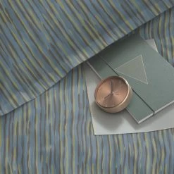 Damai Dekbedovertrek Katoen - 200x200/220cm - Blauw -Bedbekleding schommelt. 1000030586 0102