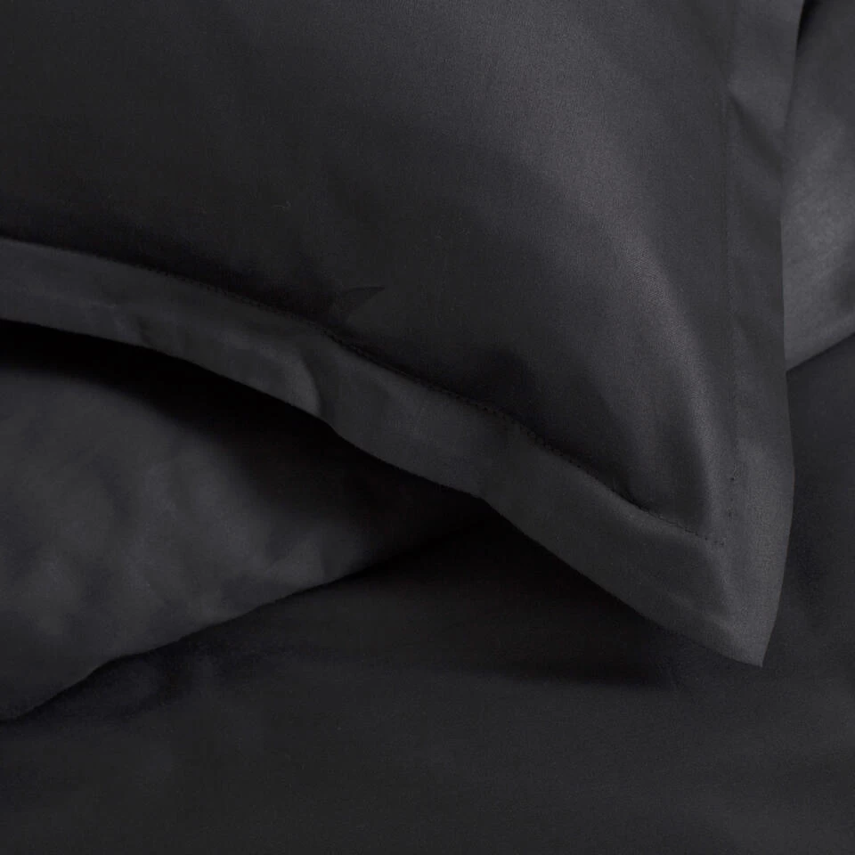 Cinderella Dekbedovertrek Satijn - 260x200/220 Cm - Zwart 3 Cinderella Dekbedovertrek Satijn - 260x200/220 Cm - Zwart - Afbeelding 3