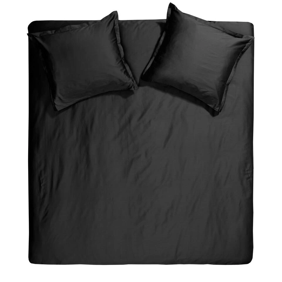 Cinderella Dekbedovertrek Satijn - 260x200/220 Cm - Zwart 1 Cinderella Dekbedovertrek Satijn - 260x200/220 Cm - Zwart