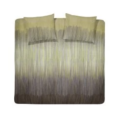 Damai Dekbedovertrek Katoen-satijn - 200x200/220cm - Ochre