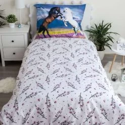 Animal Pictures Dekbedovertrek Paard - 140 X 200 Cm - Katoen -Bedbekleding schommelt. 1000031999 0103
