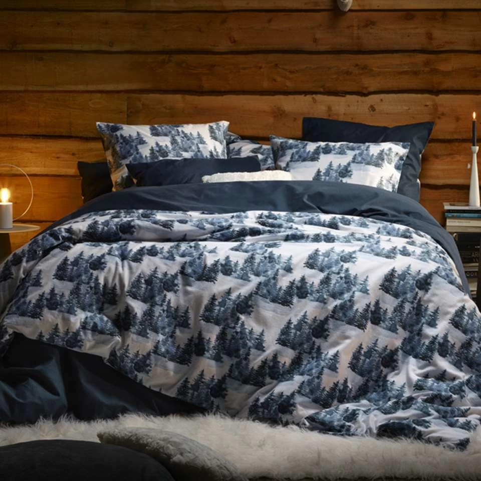 De Witte Lietaer Dekbedovertrek North Eclipse - 260 X 240 Cm - Katoen Flanel 3 De Witte Lietaer Dekbedovertrek North Eclipse - 260 X 240 Cm - Katoen Flanel - Afbeelding 3