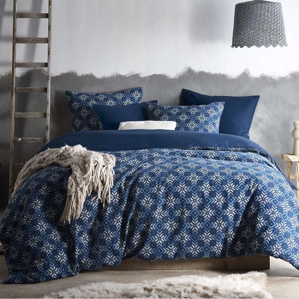 De Witte Lietaer Dekbedovertrek Anzor - 260 X 240 Cm - Katoen Flanel 3 De Witte Lietaer Dekbedovertrek Anzor - 260 X 240 Cm - Katoen Flanel - Afbeelding 3