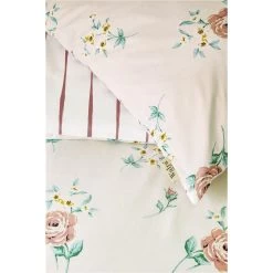 Walra - Dekbedovertrek Red Roses - 200x220 Cm - Off White -Bedbekleding schommelt. 1000034081 0102