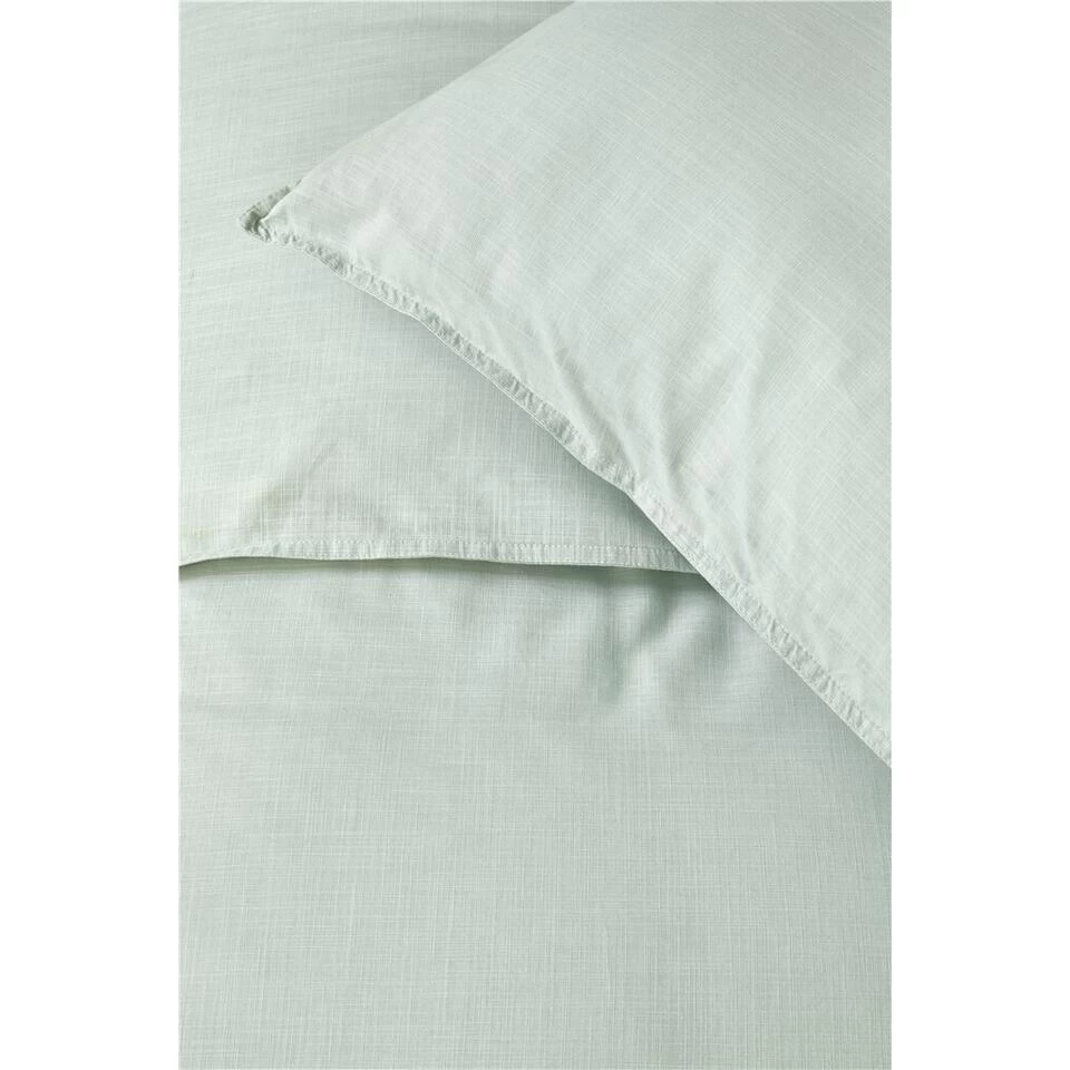 Walra - Dekbedovertrek Vintage Cotton - 200x220 Cm - Jade 2 Walra - Dekbedovertrek Vintage Cotton - 200x220 Cm - Jade - Afbeelding 2