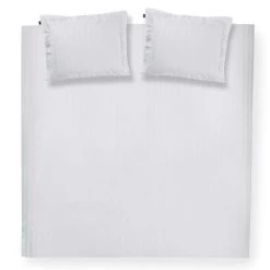 Dekbedovertrek Damai Linea White Satijn-200x200/220 -Bedbekleding schommelt. 1000034373 0102