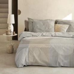 Damai Dekbedovertrek Base - Katoen - 240x200/220 Cm - Beige -Bedbekleding schommelt. 1000034436 0102