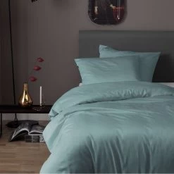 Damai Dekbedovertrek Uni Katoen Mineral-200x200/220 -Bedbekleding schommelt. 1000034460 0104