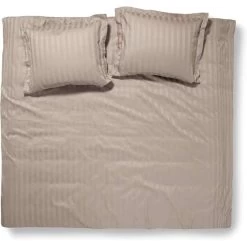 Dekbedovertrek Damai Linea Cement Satijn-260x200/220