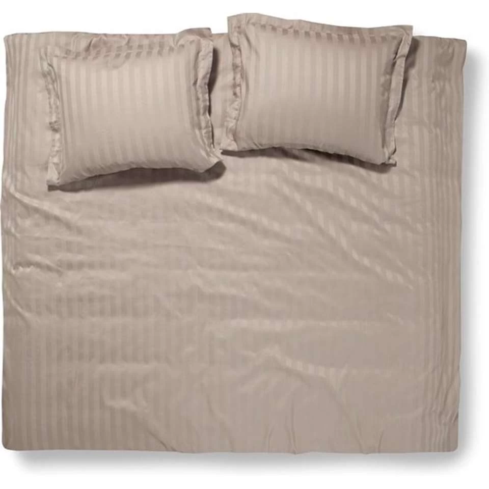 Dekbedovertrek Damai Linea Cement Satijn-260x200/220 1 Dekbedovertrek Damai Linea Cement Satijn-260x200/220