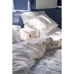 Dindi Home - Dekbedovertrek English Breakfast - 140x220 Cm - Blauw -Bedbekleding schommelt. 1000034545 0102