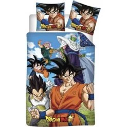Dragon Ball Z Dekbedovertrek, Vegeta - Eenpersoons - 140 X 200 Cm - Polyester