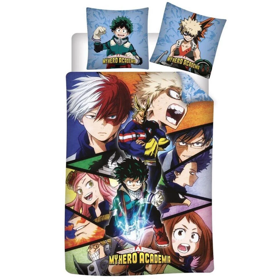 My Hero Academia Dekbedovertrek, Quirk - Eenpersoons - 140 X 200 Cm - Polyester 1 My Hero Academia Dekbedovertrek, Quirk - Eenpersoons - 140 X 200 Cm - Polyester