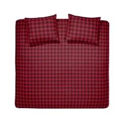 Damai Dekbedovertrek Flanel - 240x200/220cm - Rood