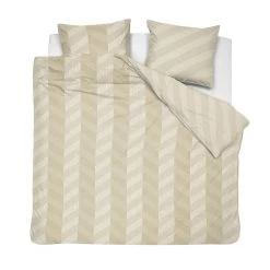 Damai Dekbedovertrek Atomy - Satijn - 200x200/220 Cm - Soft Beige