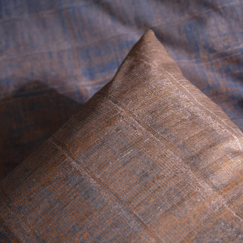 Damai Dekbedovertrek Souk - Katoen - 260x200/220 Cm - Rust 3 Damai Dekbedovertrek Souk - Katoen - 260x200/220 Cm - Rust - Afbeelding 3