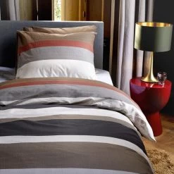 Damai Dekbedovertrek Casa - Katoen - 260x200/220 Cm Casa - Brown -Bedbekleding schommelt. 1000034786 0103