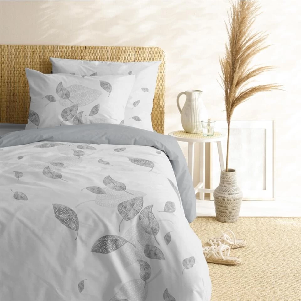 Cinderella Dekbedovertrek Carly - Satijn - 200x200/220 Cm - Grey 4 Cinderella Dekbedovertrek Carly - Satijn - 200x200/220 Cm - Grey - Afbeelding 4