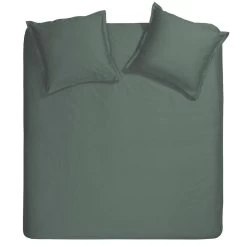 Cinderella Dekbedovertrek Sundays - Satijn - 200x200/220 Cm - Green
