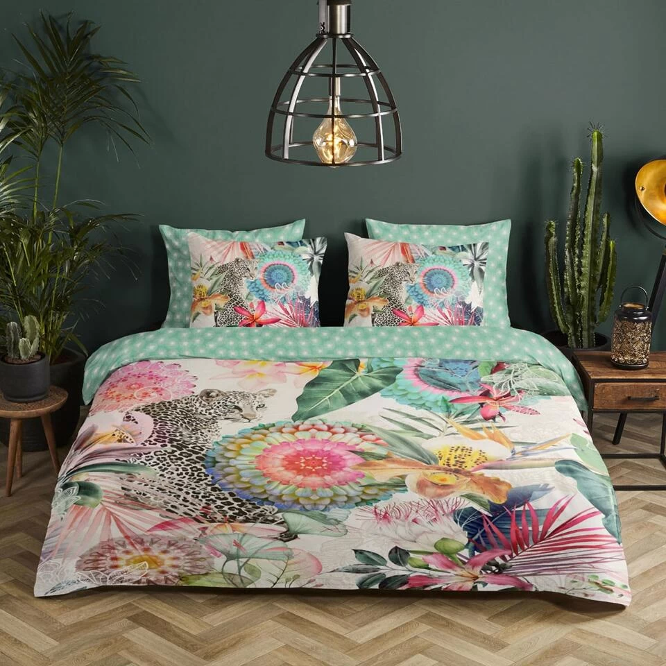 HIP Dekbedovertrek "Verda" - Multi - (200x220 Cm) 2 HIP Dekbedovertrek "Verda" - Multi - (200x220 Cm) - Afbeelding 2