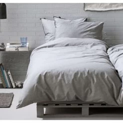 Damai Dekbedovertrek Studio Light Grey-240x200/220 -Bedbekleding schommelt. 1000035040 0102