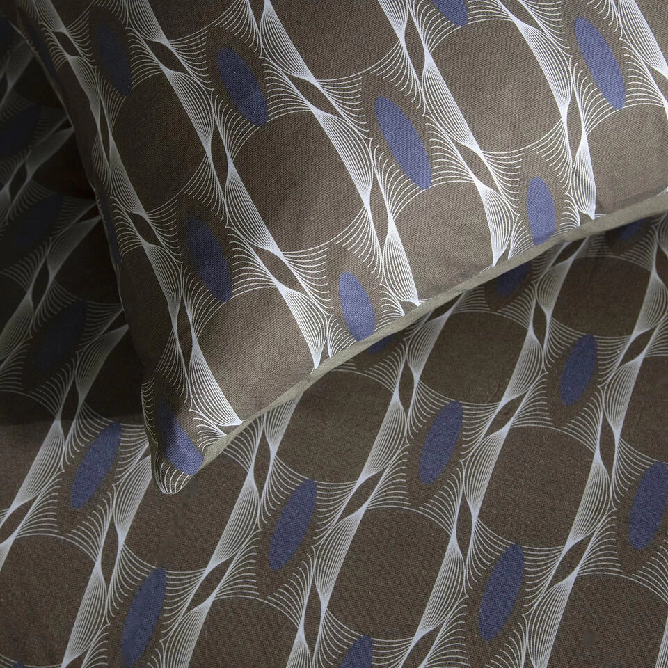 Damai Dekbedovertrek Kente - Katoen - 260x200/220 Cm - Olive Green 3 Damai Dekbedovertrek Kente - Katoen - 260x200/220 Cm - Olive Green - Afbeelding 3