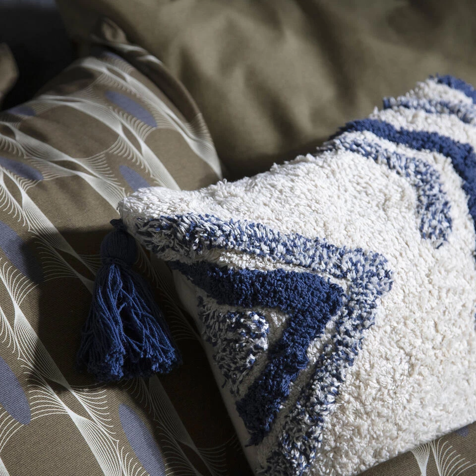 Damai Dekbedovertrek Kente - Katoen - 260x200/220 Cm - Olive Green 4 Damai Dekbedovertrek Kente - Katoen - 260x200/220 Cm - Olive Green - Afbeelding 4