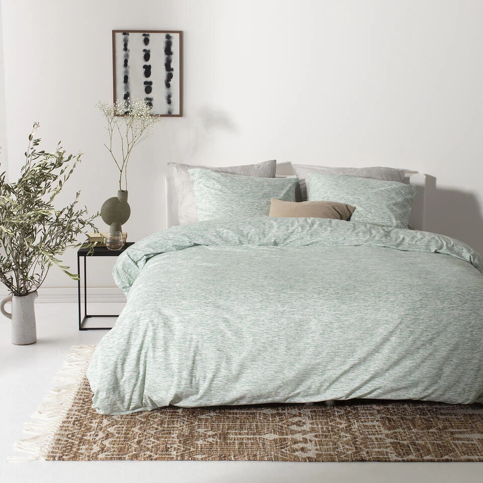 Cinderella Dekbedovertrek Tangle - Katoen - 260x200/220 Cm - Green 2 Cinderella Dekbedovertrek Tangle - Katoen - 260x200/220 Cm - Green - Afbeelding 2