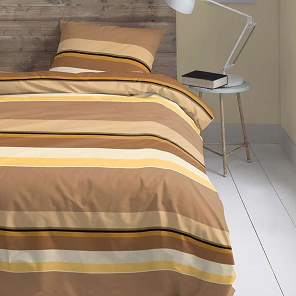 Cinderella Dekbedovertrek Flanel Cuba Caramel-Lits-jumeaux (240 X 200/220 Cm) 3 Cinderella Dekbedovertrek Flanel Cuba Caramel-Lits-jumeaux (240 X 200/220 Cm) - Afbeelding 3